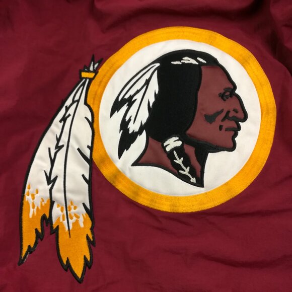 Vintage Washington Redskins Puffer Jacket Starter Pro Line Hooded Mens Large - Picture 3 of 14